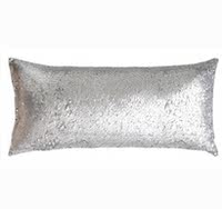 European and American minimalist starry sky pillow bestseller, solid color wedding high-end and elegant pillow cover, car sofa sequin cushion thumbnail 4