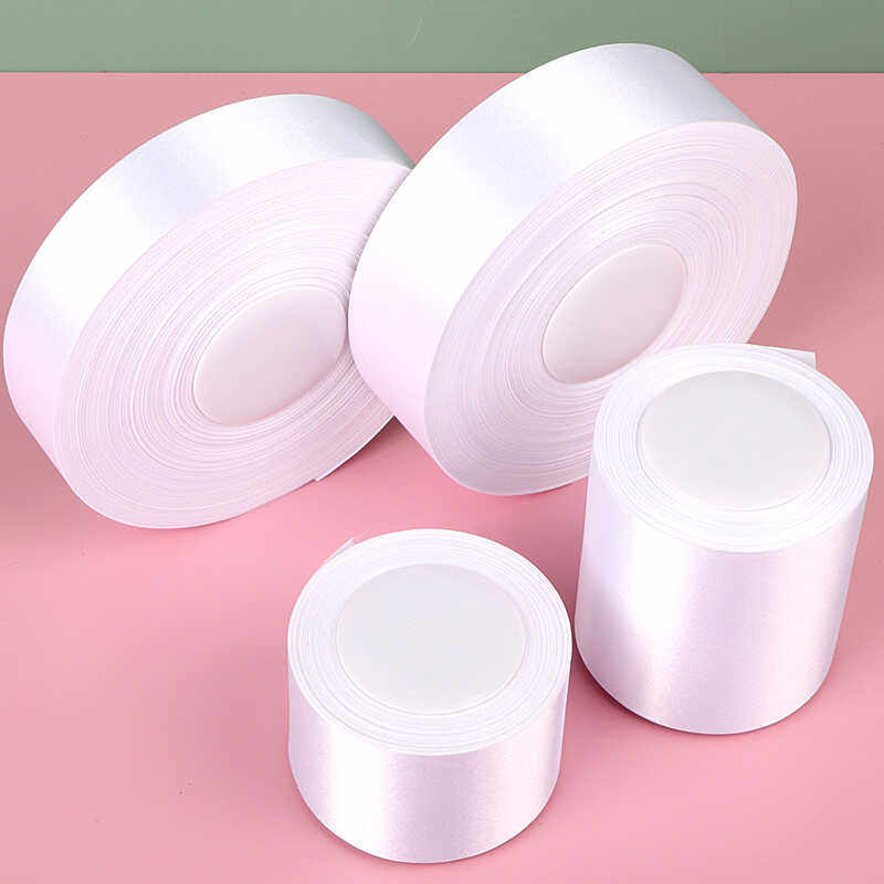 白色丝带布料加密涤纶织带婚庆装饰品彩带礼品包装盒蝴蝶结扎头发,居家布艺,丝带/绸带/布带,淘宝优惠券,粉丝福利购,淘宝优惠卷