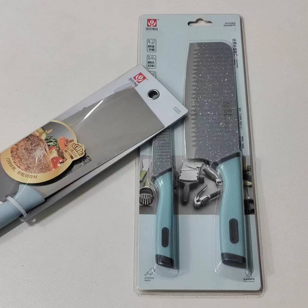 国风30CR13锋利不粘菜刀