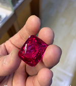 培育红宝石70克拉左右大颗粒裸石订制三天磨新货加工费30元 一克拉