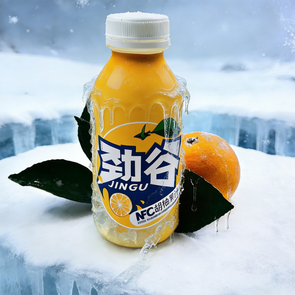 常山胡柚劲谷NFC胡柚复合果汁330ml12瓶一箱装100%果汁休闲饮料
