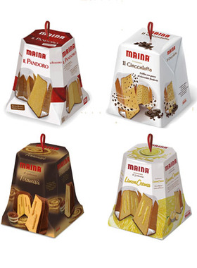 意大利进口圣诞蛋糕Maina Pandoro潘多劳节日蛋糕750g黄金面包