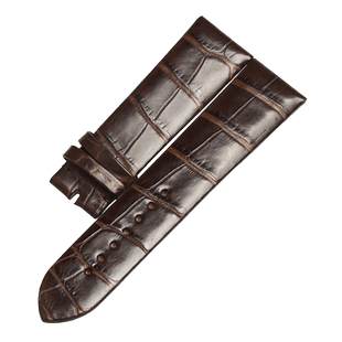 文图拉 美洲鳄鱼皮表带 代用雅克德罗J007030242系列专用手表带