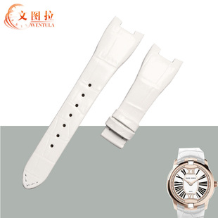 文图拉表带 适用罗杰杜彼名伶RDDBVE0069手表带鳄鱼皮表带女
