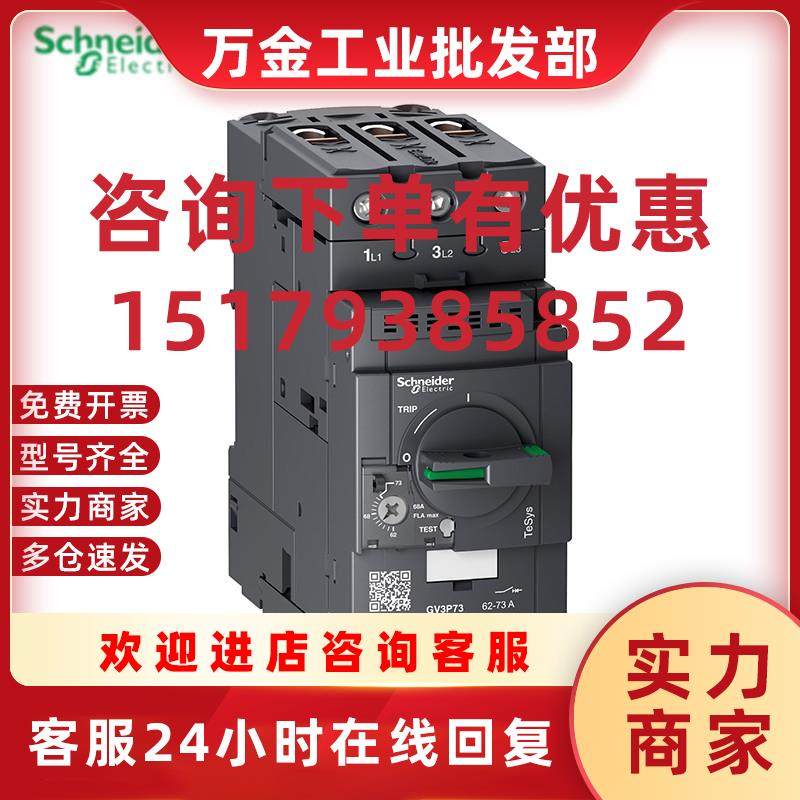 议价 电动机断路器GV3P40 GV3P50 GV3P65 GV3P73 GV3P80 GV