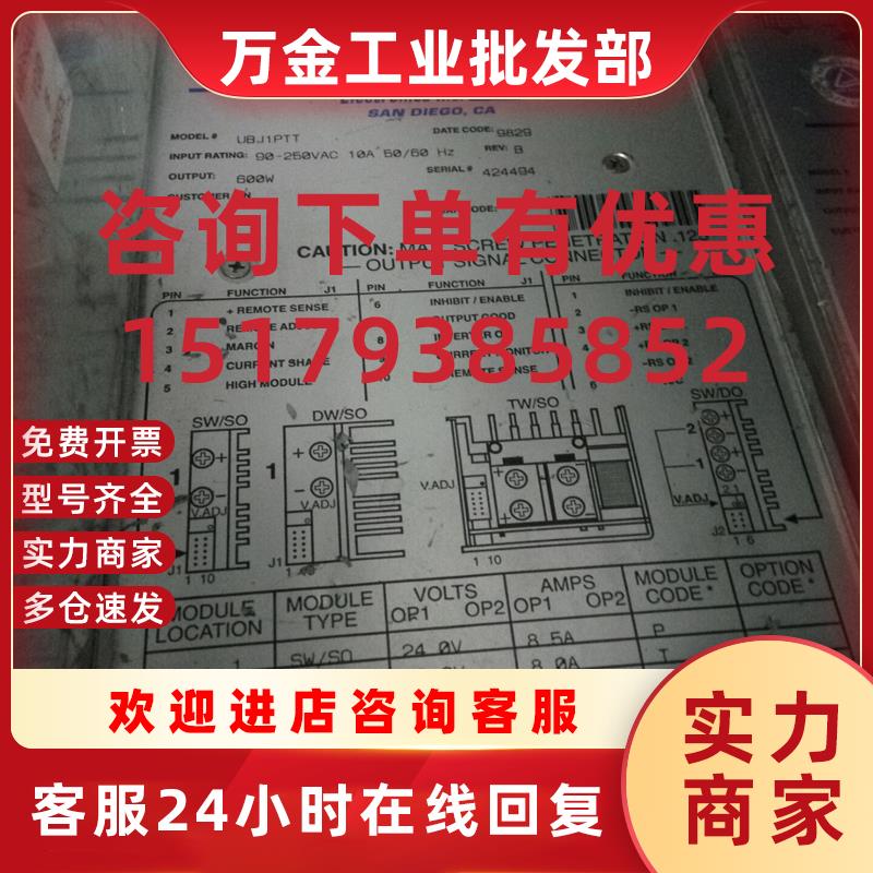 议价开关模块 UBJ1PTT OUTPUT 600W The UltraFlex Series Power