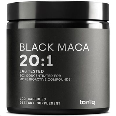 美国Toniiq黑玛卡根BLACK MACA超高效力20比1提取物120粒