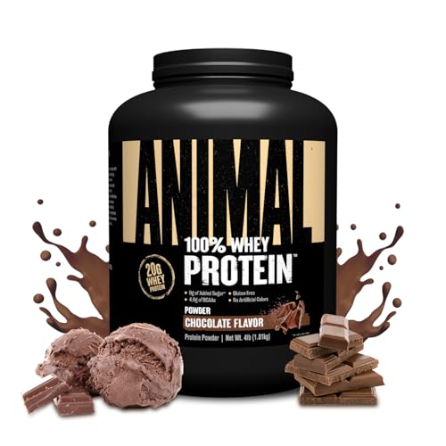 美国Animal动物100%乳清蛋白粉规律抗阻训练促进瘦肌肉生长恢复
