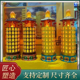 千佛灯智能电子光明灯塔LED智能显示灯佛前长明灯供灯可定制