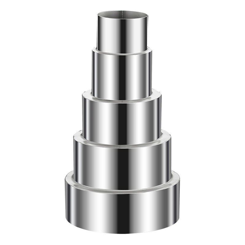 燃气热水器配件大全不锈钢排烟管变径圈连接异径管转换大小头变径