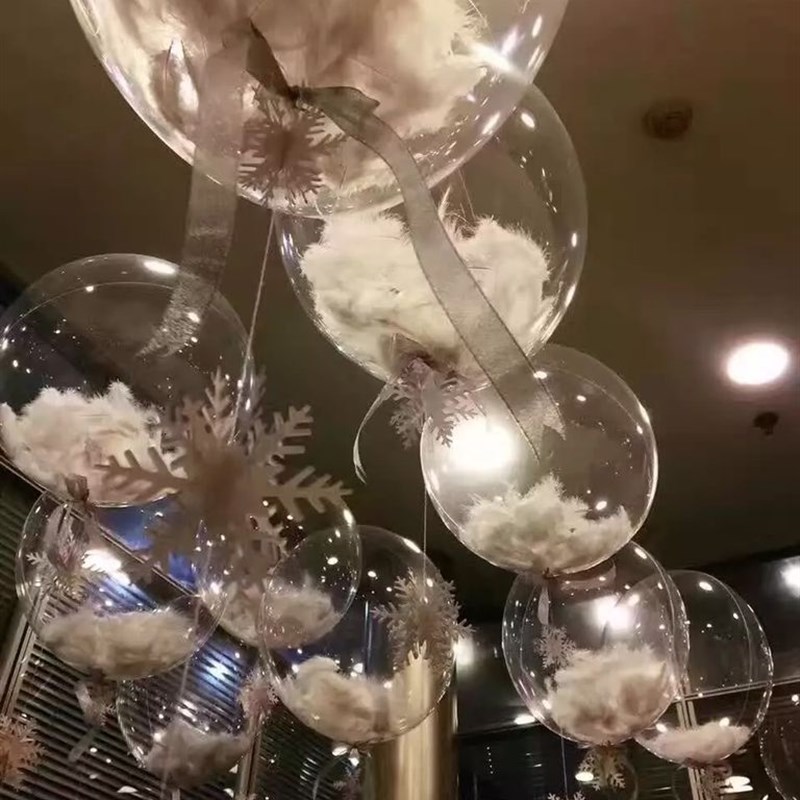 波波球专用羽毛 婚庆生日派对活动装饰气球布置用品羽毛500根/包