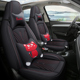 汽车座套四季 通用连身小车专用坐垫全包围舒适卡通坐椅套女神座垫