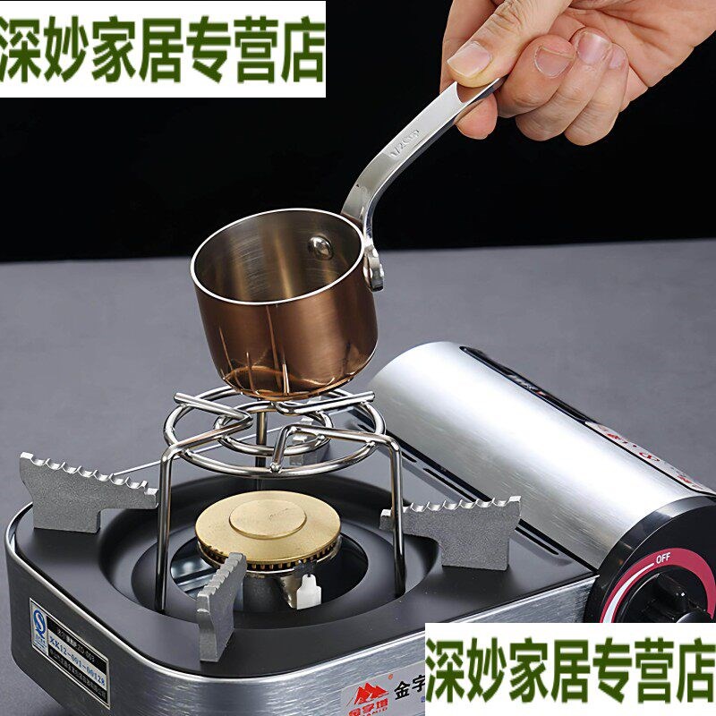 户外金属三脚加热架不锈钢炉架酒精灯托架家用煮茶咖啡热壶支架子