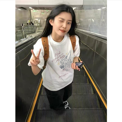 美式小众设计感短袖t恤女夏季
