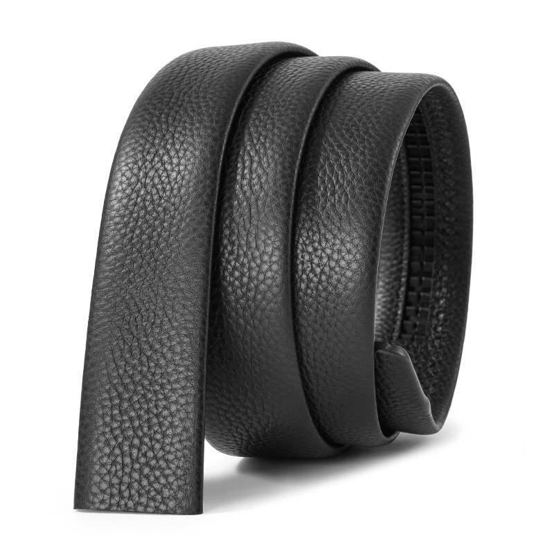 3.0不带头自动扣替换真皮男单皮带条无头牛皮腰带2.8带身3.5无扣