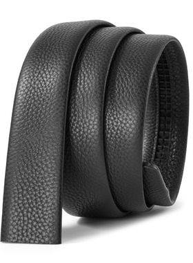 3.0不带头自动扣替换真皮男单皮带条无头牛皮腰带2.8带身3.5无扣