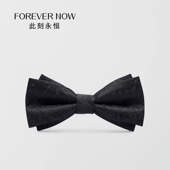 商务宴会英伦风蝴蝶结套装 黑色领结男士 婚礼结婚礼服新郎伴郎时尚