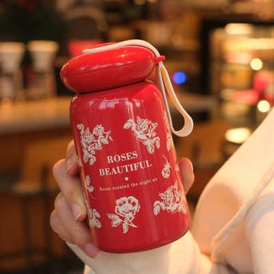 新款2025高颜值可爱女生保温杯小巧便携学生便携咖啡随行泡茶杯子