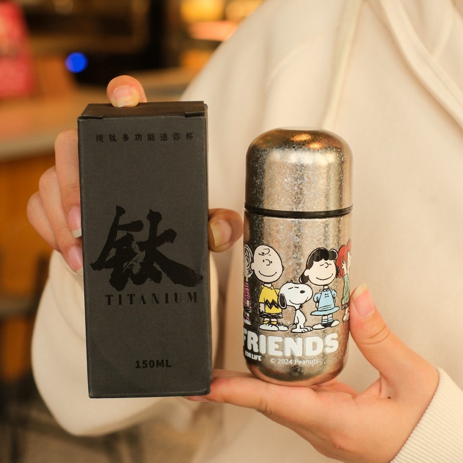 【内外纯钛】咖啡杯保温杯迷你口袋小巧便携女士高颜值随行杯钛杯