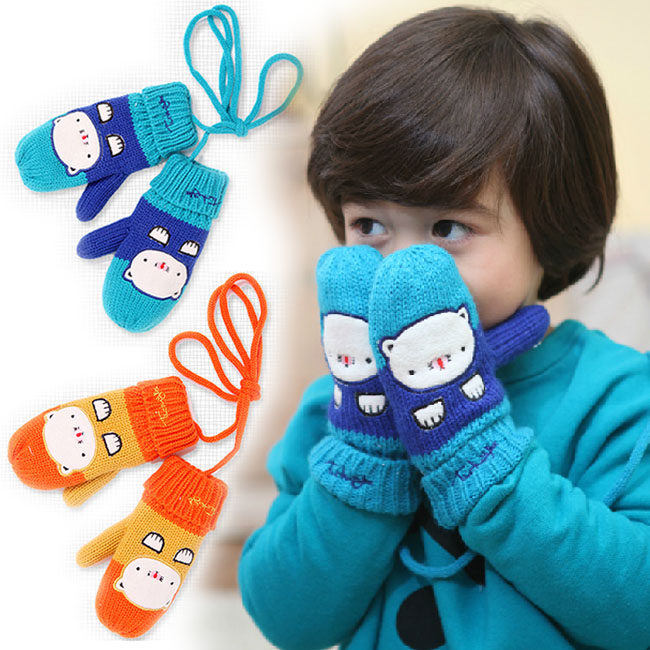 Gants pour enfants TUTUYA en de laine - Ref 2146305 Image 1