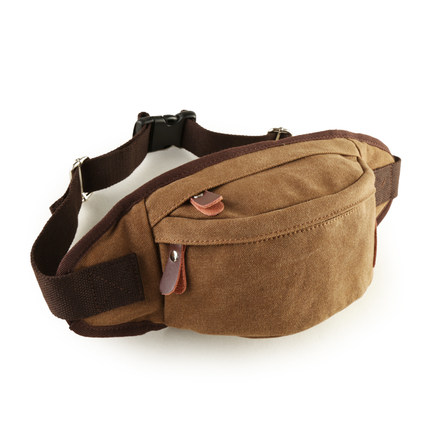 墨一潮流帆布包休闲男士胸包户外运动斜挎包男包时尚腰包斜背包