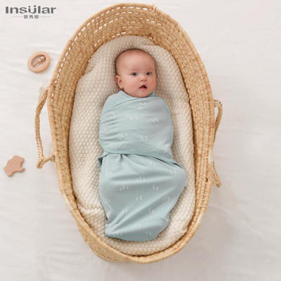 新生儿精梳棉防惊跳睡袋可机洗