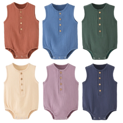 Summer Newborn Baby Boy Girl Clothes Outfits Unisex Onesies