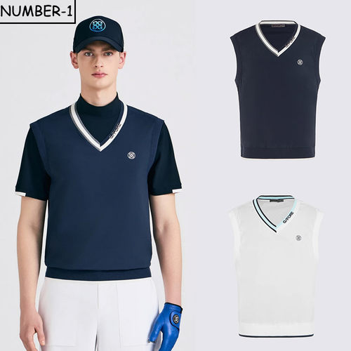 韩国代购GFORE高尔夫球服26年男款春季柔软轻薄舒适叠穿马甲上衣