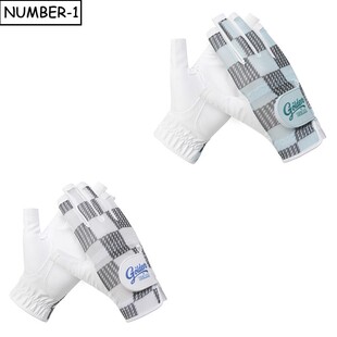 韩国代购golden bear高尔夫手套26年女夏季徽标网眼露指双手手套