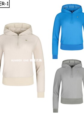 韩国代购amazingcre高尔夫球服26年女款春季纯色运动半拉连上衣