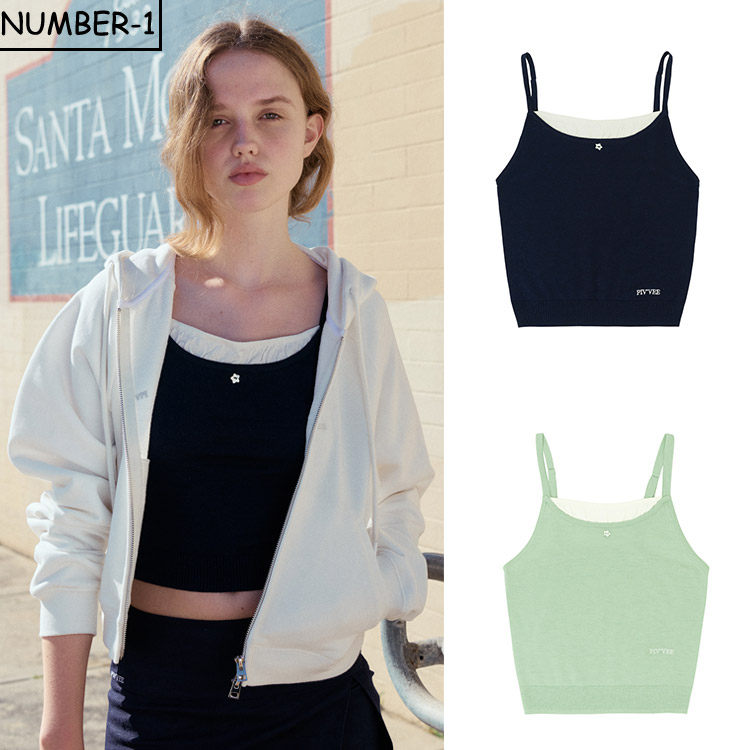 韩国代购pivvee高尔夫球服26年女款夏季时尚弹力柔软吊带背心