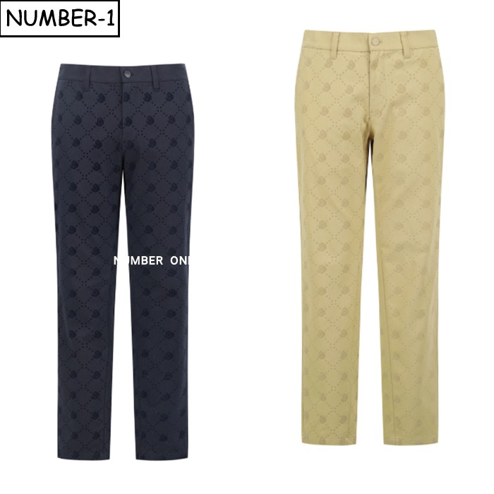 韩国代购pearly gates高尔夫球服25年男冬杰克兔侧口袋加绒运动裤