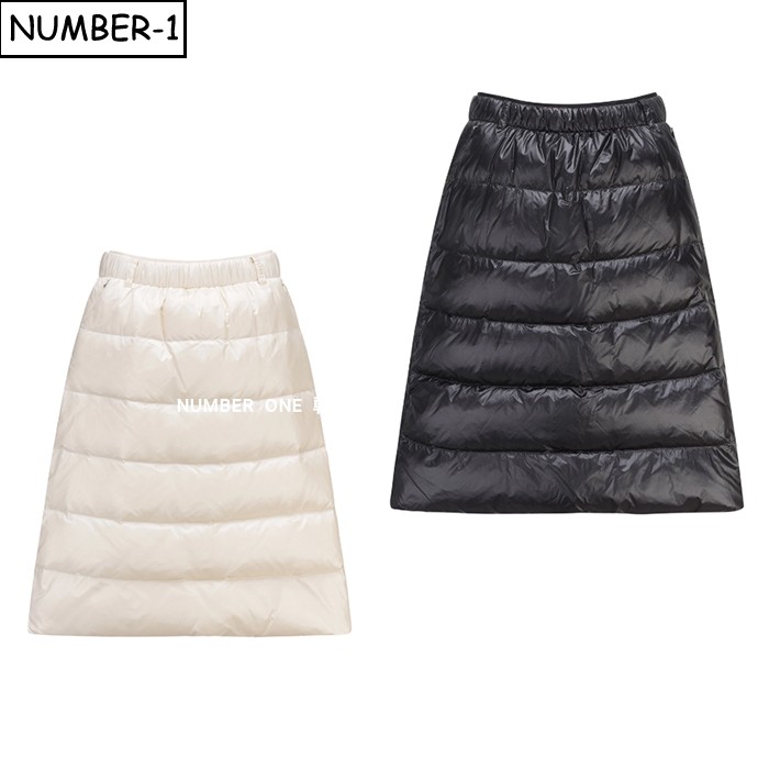 韩国代购st andrews高尔夫球服25年女冬纯色徽标侧拉链口袋羽绒裙