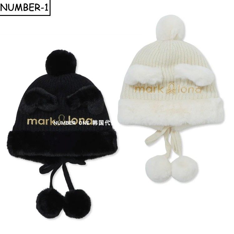 韩国代购MARK LONA高尔夫球帽25年女款冬季加厚防风护耳保暖球帽