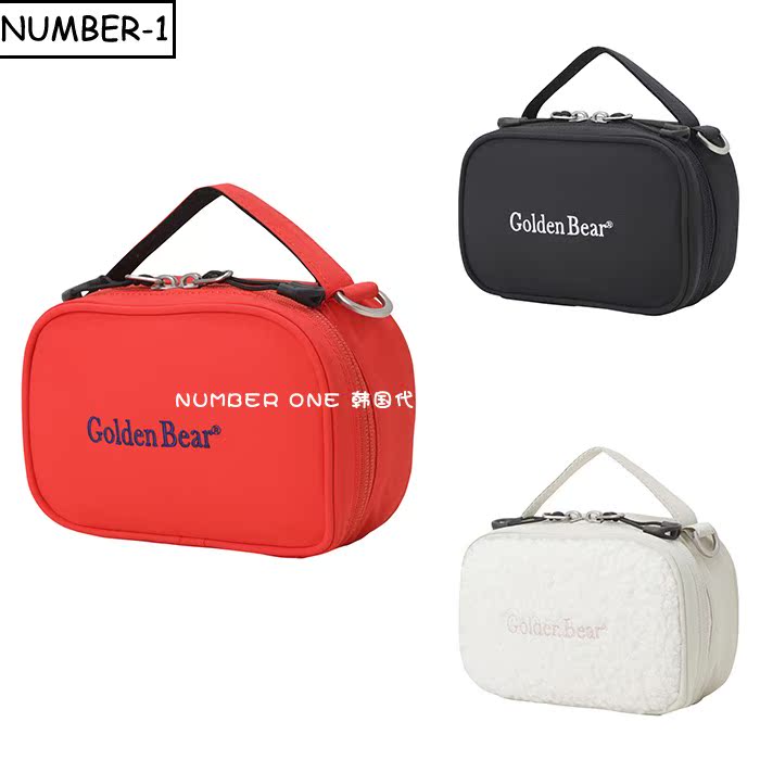 韩国代购golden bear高尔夫球包23年男女四季徽标标志手拎小球袋