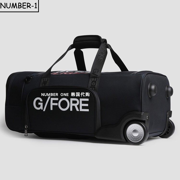韩国代购GFORE高尔夫球包25年男女时尚带滚轮小型旅行箱行李箱