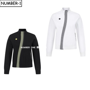 韩国代购 gates高尔夫球服26年女春微笑徽标小高领长袖 开衫 pearly