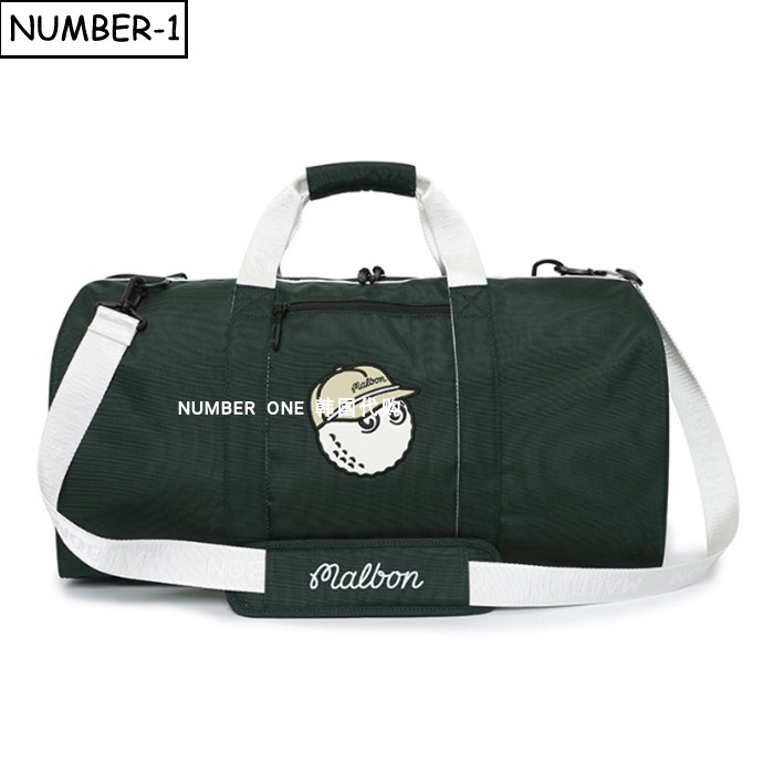 韩国代购malbon高尔夫球包25年男女四季徽标图案手提包衣物包拎包