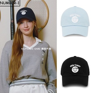 卡通笑脸户外运动棒球帽 四季 韩国代购 pivvee高尔夫球帽25年女款