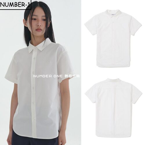 韩国代购CLOVE高尔夫球服24年女夏轻质弹力纯色透气翻领针织上衣