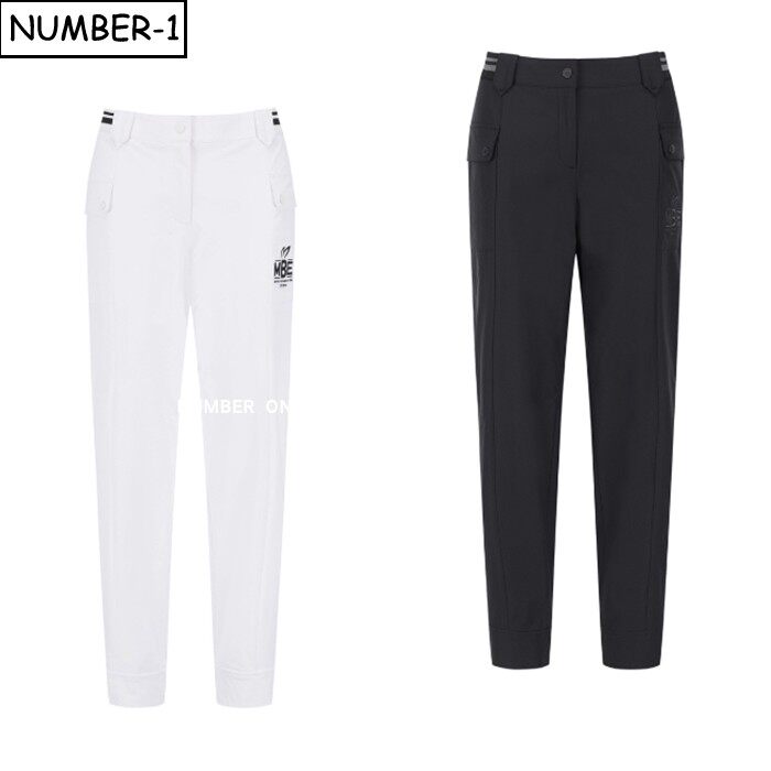 韩国代购master bunny高尔夫球服26年女春季徽标口袋慢跑裤运动裤