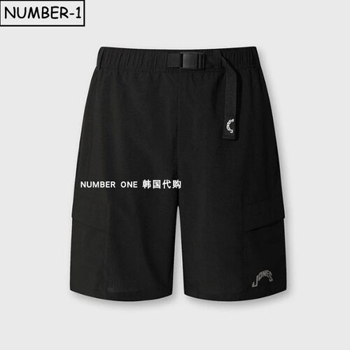 韩国代购waac高尔夫球服26年男秋纯色徽标符号透气运动裤半身短裤