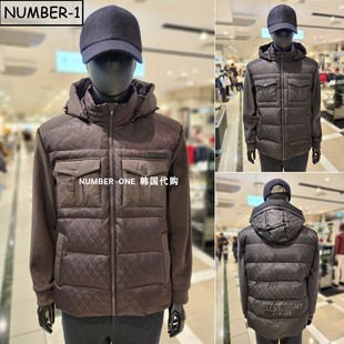 鹅绒上衣 bunny高尔夫球服25年男冬全拉链连帽长袖 韩国代购 master