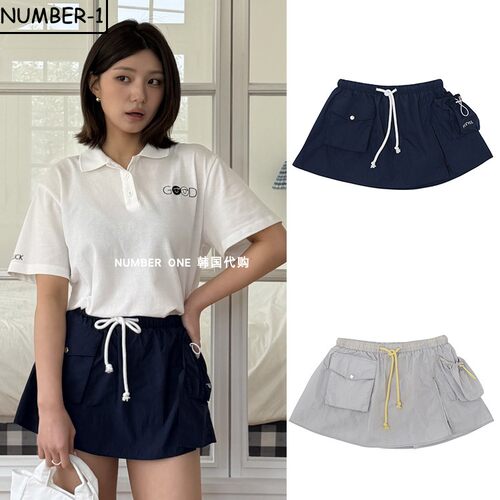 韩国代购pivvee高尔夫球服26年女款夏季时尚个性轻质半身运动短裙