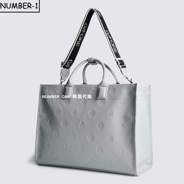 韩国代购GFORE高尔夫球包26年女款经典时尚logo大容量斜挎手拎包