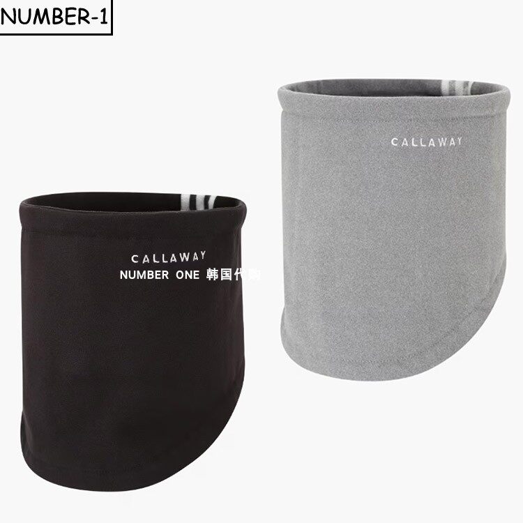 韩国代购CALLAWAY高尔夫配饰25年男款冬季加厚保暖弹力颈套脖套