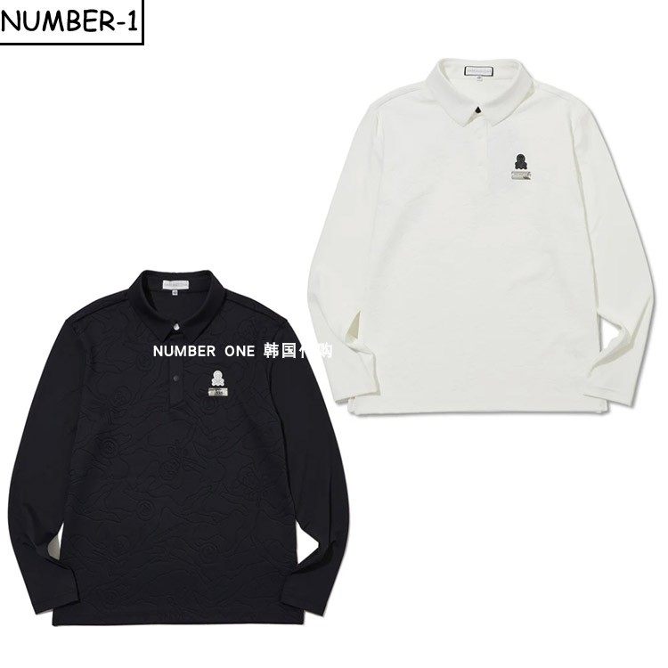 韩国代购MARK LONA高尔夫球服25年男款冬季时尚保暖亲肤翻领上衣