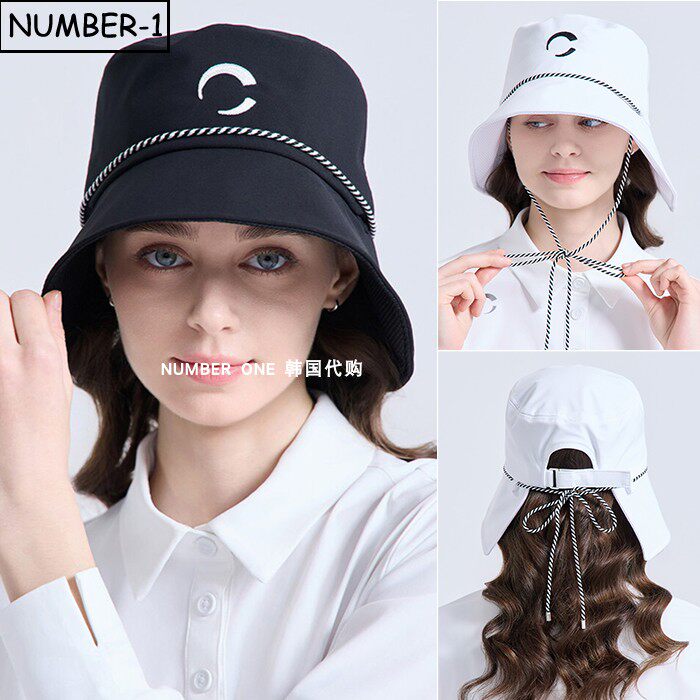 韩国代购challenger高尔夫球帽26年女春徽标系带网眼贝雷帽运动帽