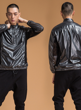 皮肤衣潮款运动外套男EVS立领运动衣服高领防风透气夹克跑步风衣