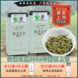 正宗敬亭绿雪绿茶2026年新茶嫩芽敬亭山原产地一级明前茶高端罐装